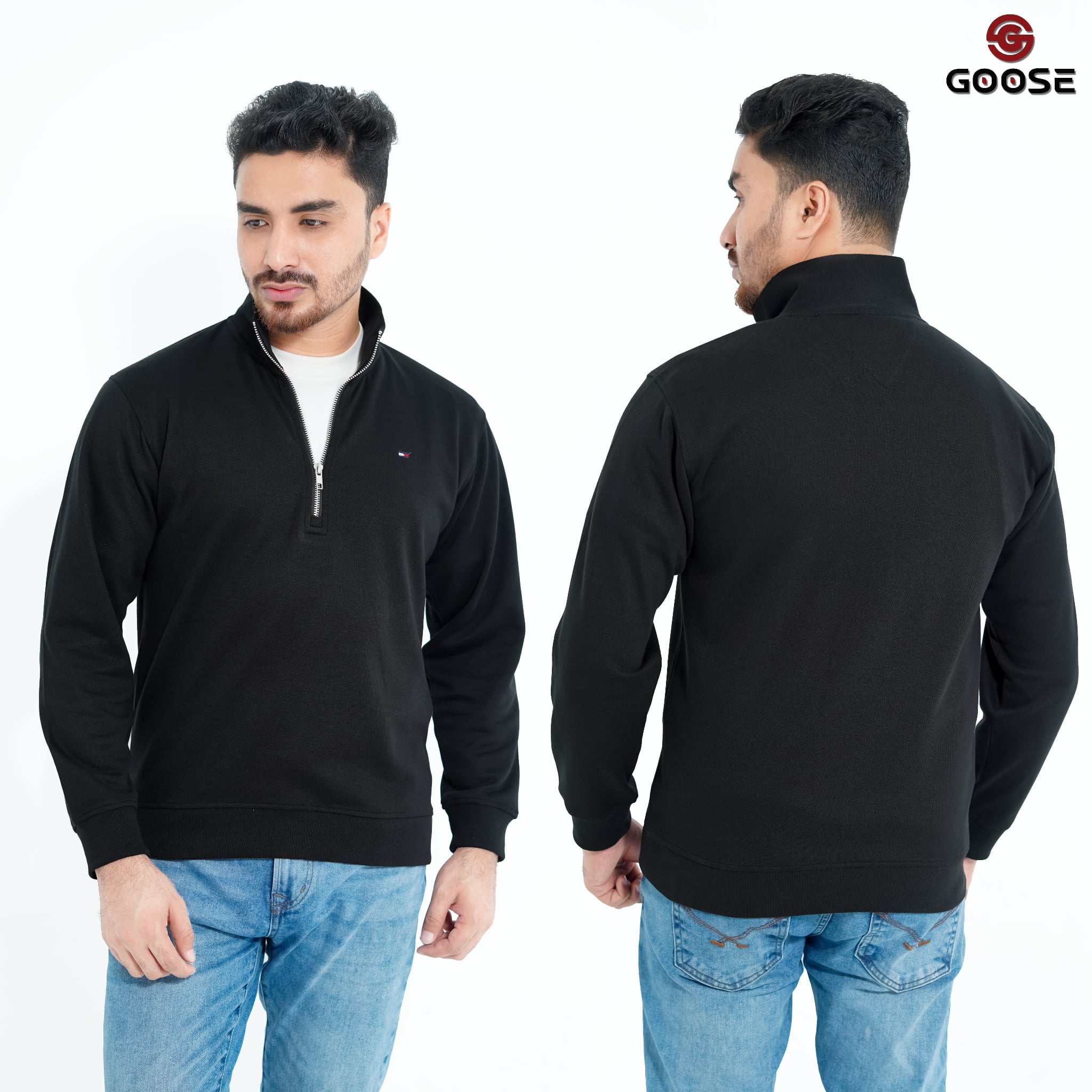 Tommy Half Zipper Sweat Shirt