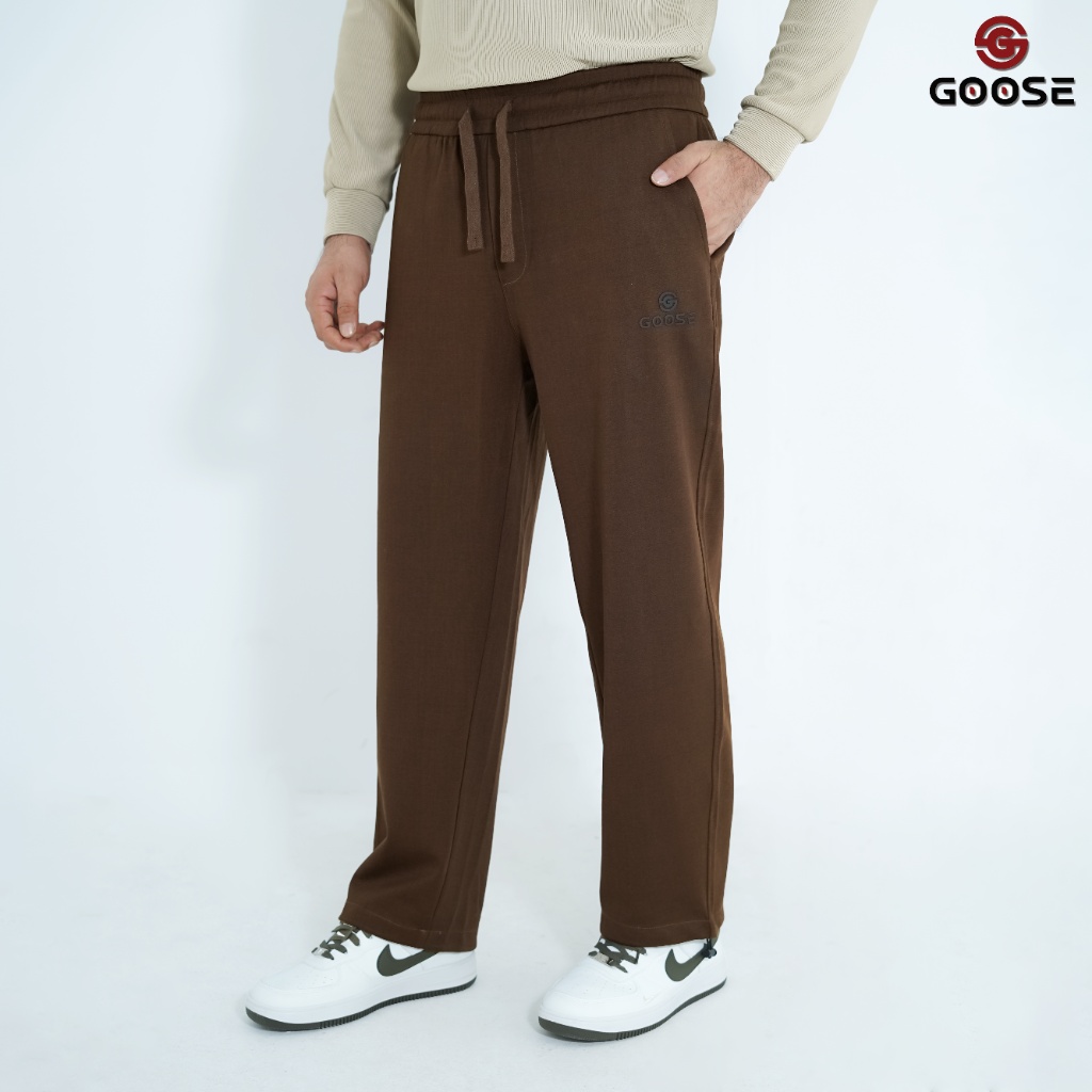 Goose Logo Baggy Pant
